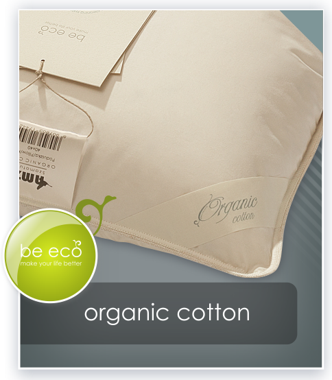 Poduszka puchowa jednokomorowa Organic Cotton AMZ - puch 90%