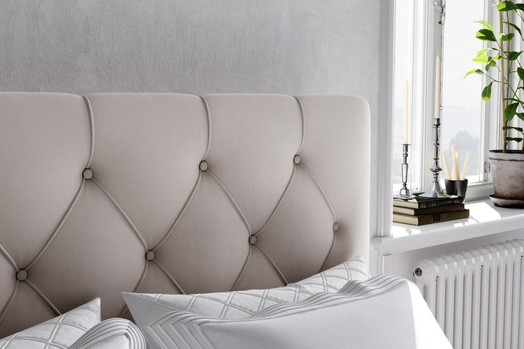 Łóżko kontynentalne Roma z pojemnikiem