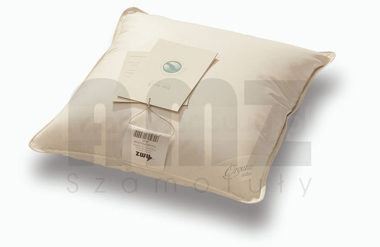 Trzykomorowa poduszka puchowa Organic Cotton AMZ