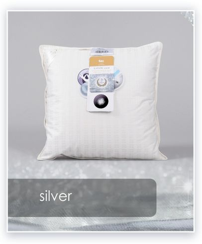 Poduszka Silver AMZ trzykomorowa, PUCH 90% + puch 50%