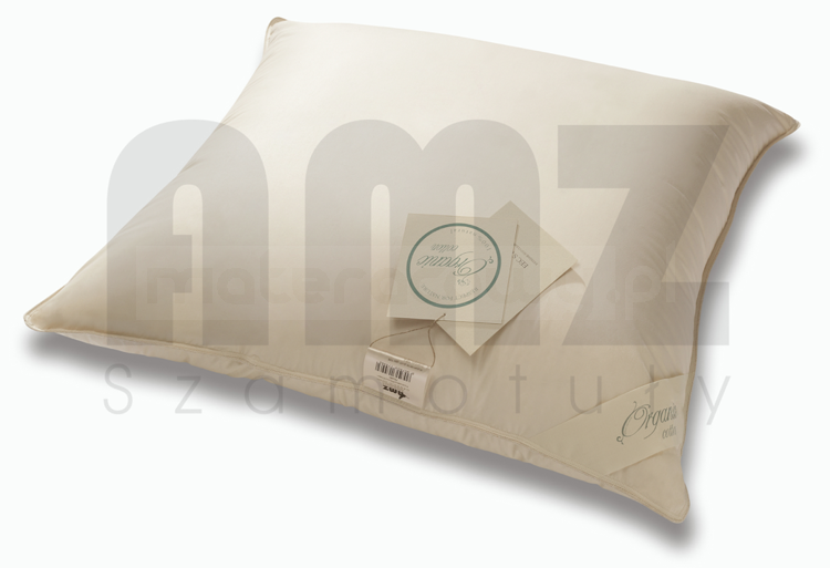 Trzykomorowa poduszka puchowa Organic Cotton AMZ