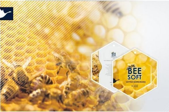 Poduszka Synthetic Exclusive Satyna Bawełniania Bee Soft AMZ