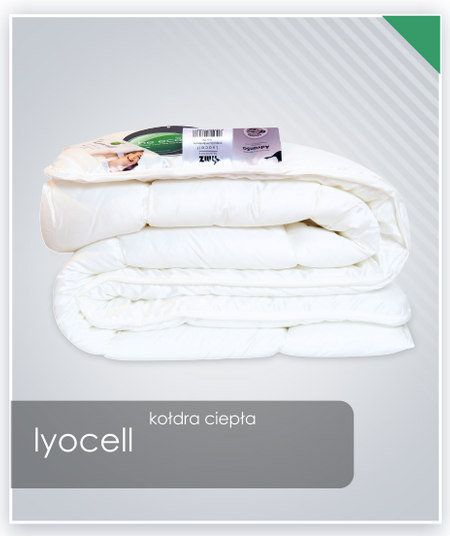 Kołdra Synthetic Exclusive Lyocell letnia, zimowa lub całoroczna AMZ 