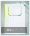 Kołdra i poduszka dla dziecka Panda Bamboo AMZ