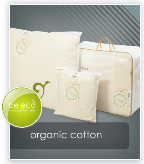 Poduszka puchowa jednokomorowa Organic Cotton AMZ - puch 90%