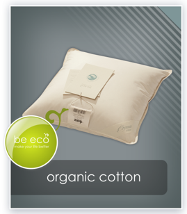 Poduszka puchowa jednokomorowa Organic Cotton AMZ - puch 90%